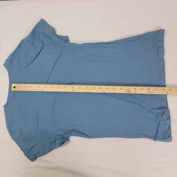 It's Happy Bunny Women's Shirt Short Sleeve Vintage Blue LARGE Nobody Suspects - Picture 5 of 6